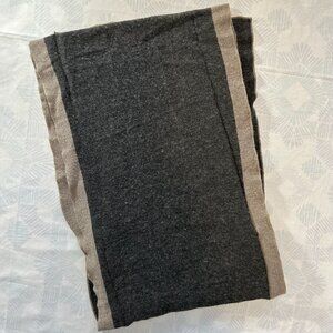 Banana Republic Wool Blend Scarf in Mushroom and Taupe Soft